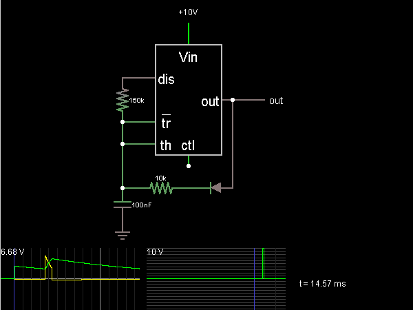 555 Low-duty-cycle Oscillator