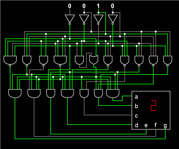 Hasil gambar untuk 7 segment and led display circuit